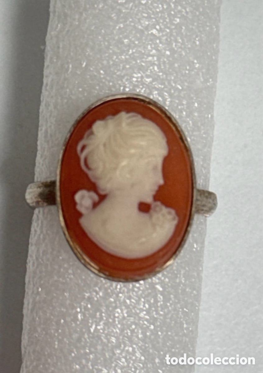 Joyeria: Anillo ajustable con camafeo (A15) - Foto 1
