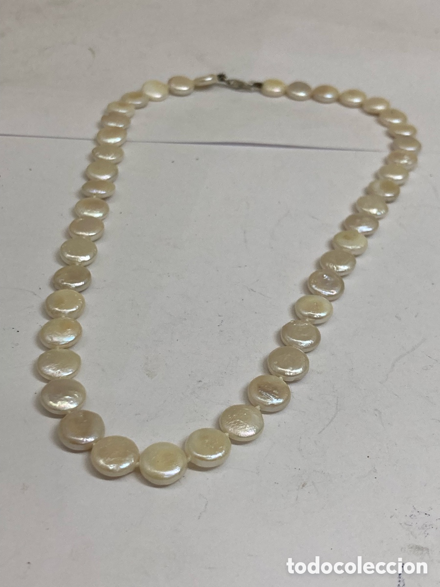 Joyeria: Collar de Perlas y cierre de plata / CC490 - Foto 1
