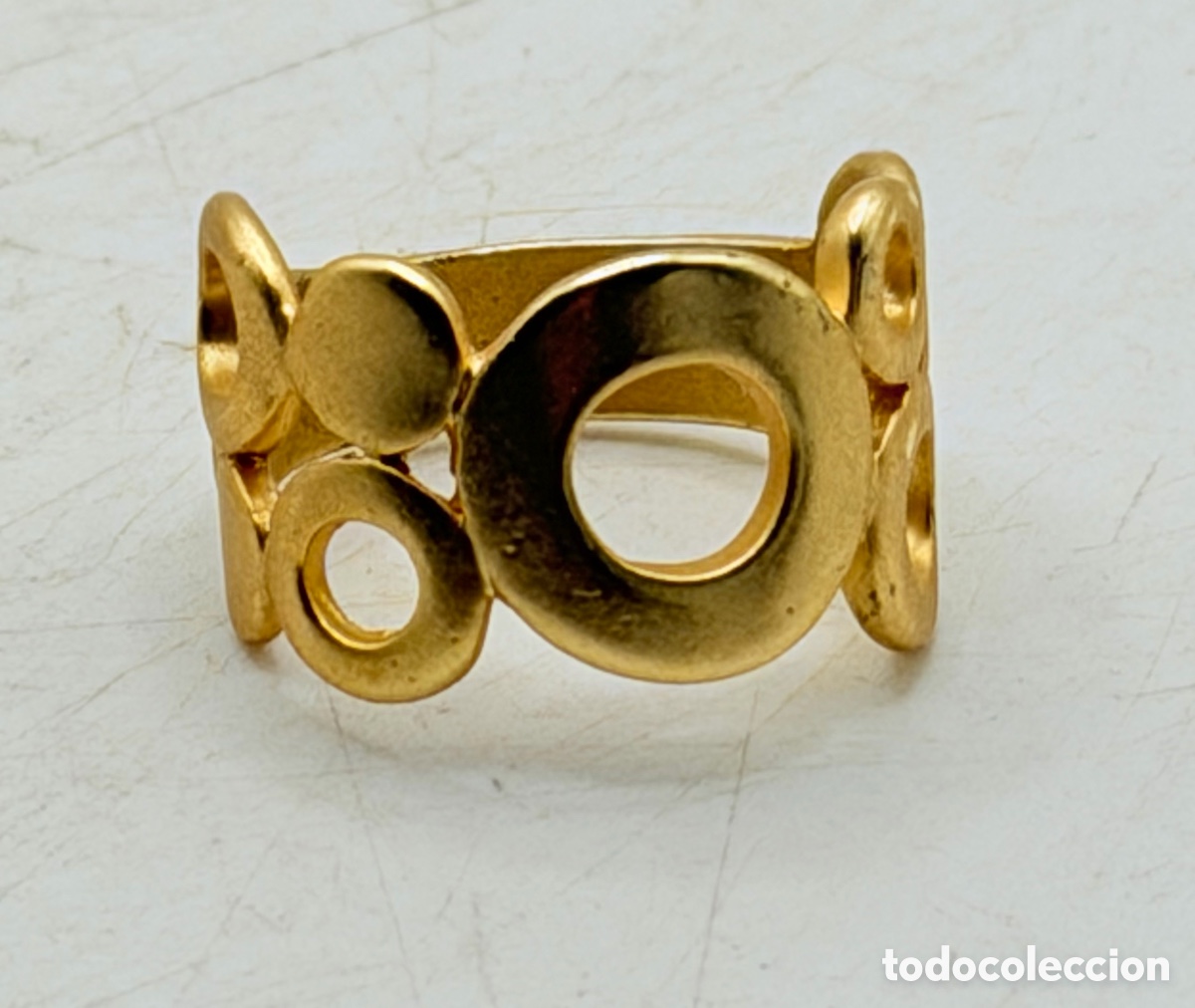 Joyeria: Anillo de Dise&ntilde;o Dorado - Foto 6