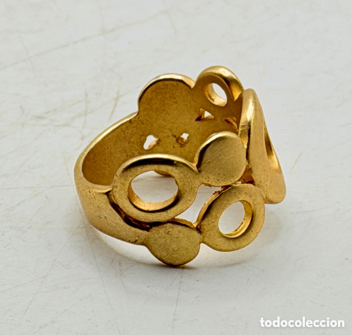 Joyeria: Anillo de Dise&ntilde;o Dorado - Foto 7