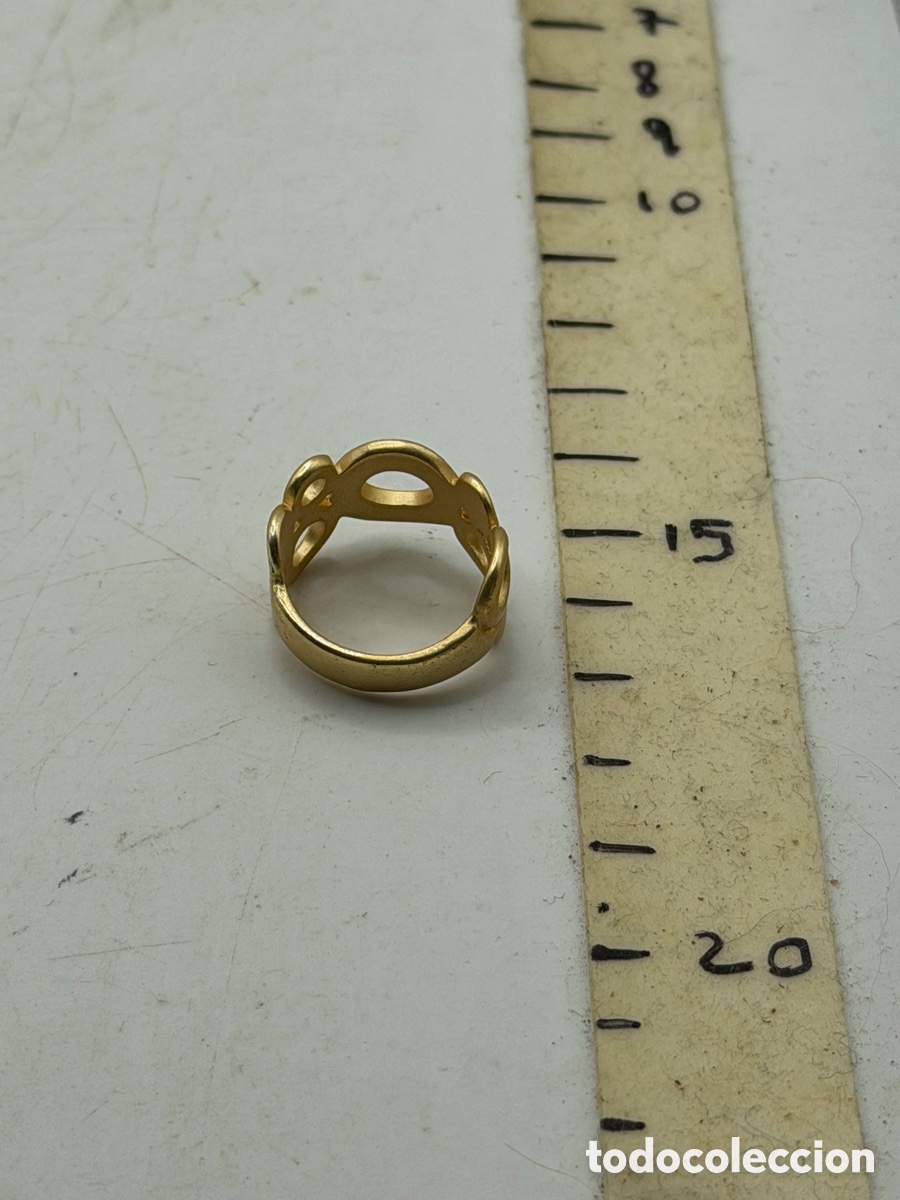 Joyeria: Anillo de Dise&ntilde;o Dorado - Foto 8