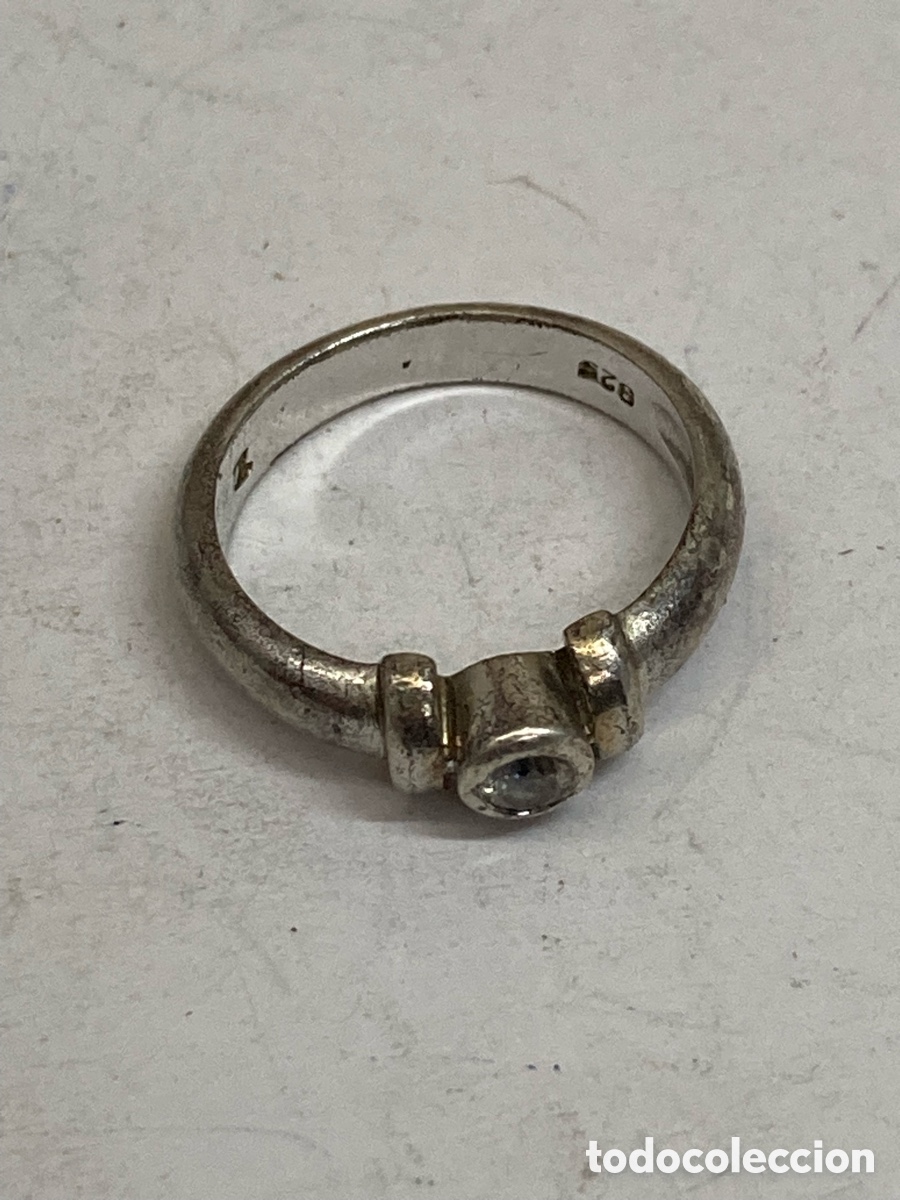 Joyeria: Anillo de plata engastado S511