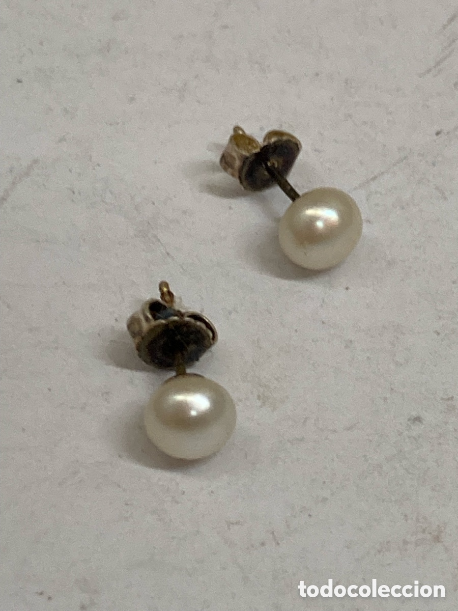 Joyeria: Pendientes de plata y perlas P508 - Foto 1
