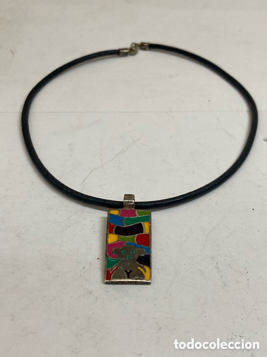 Joyeria: Collar Tous de plata y caucho CC491 - Foto 1