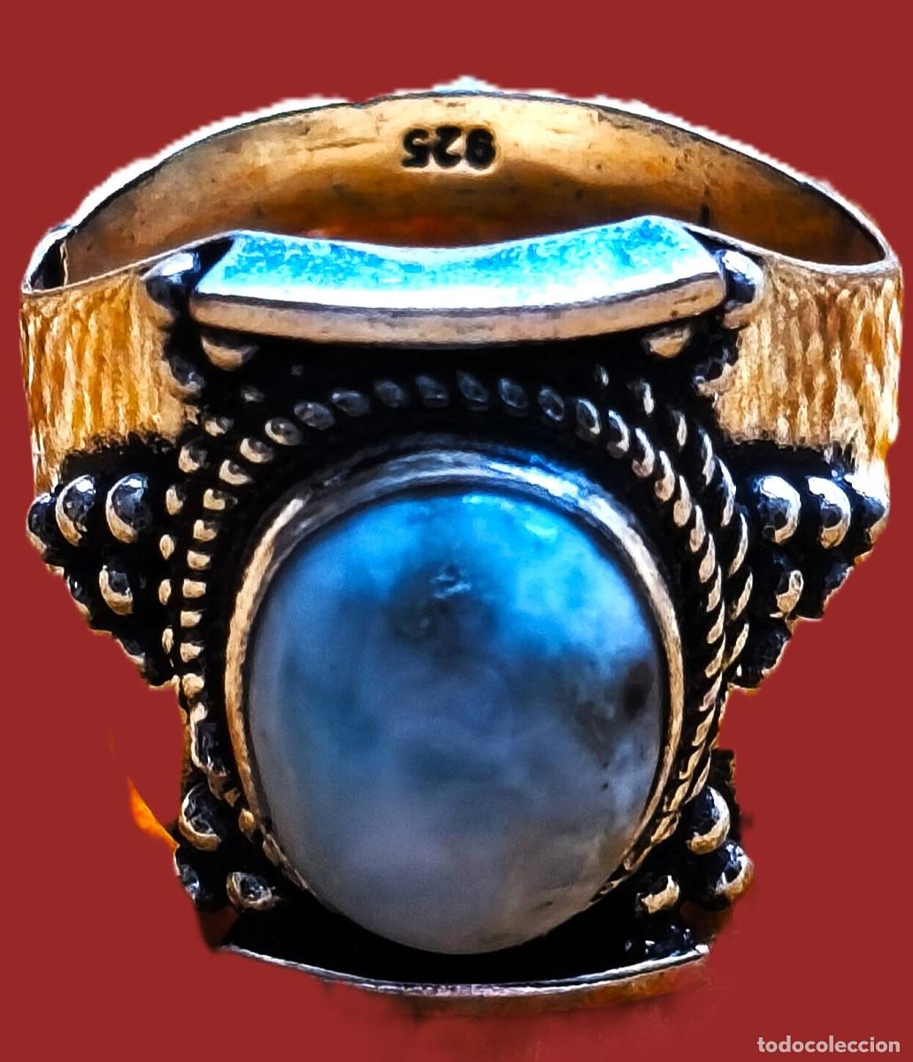 Joyeria: Anillo Plata con Piedra Larimar - Foto 1