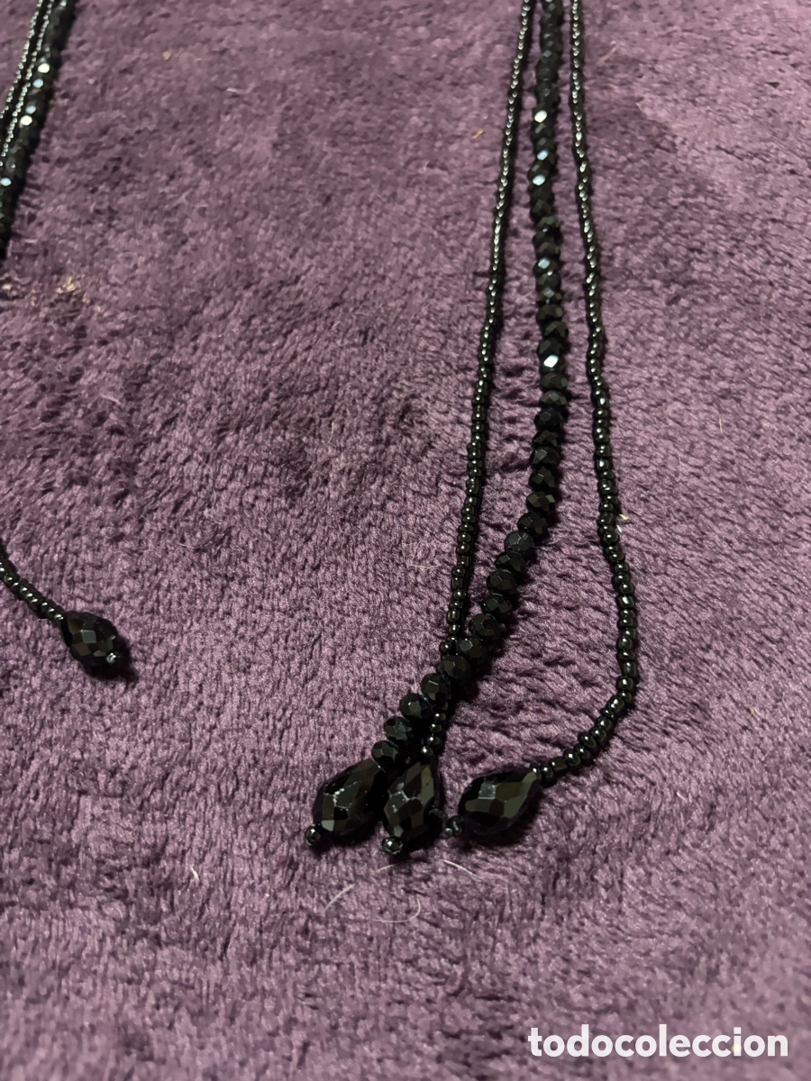 Joyeria: Collar negro largo para anudar - Foto 4