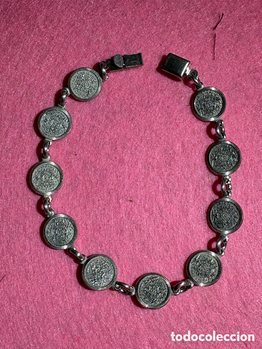 Joyeria: Pulsera azteca plata M&eacute;xico 925 (A1)