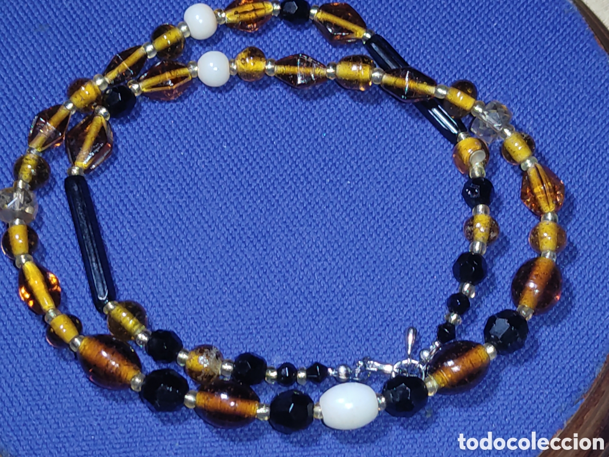 Joyeria: Collar de cristal de Murano.Vintage. - Foto 3