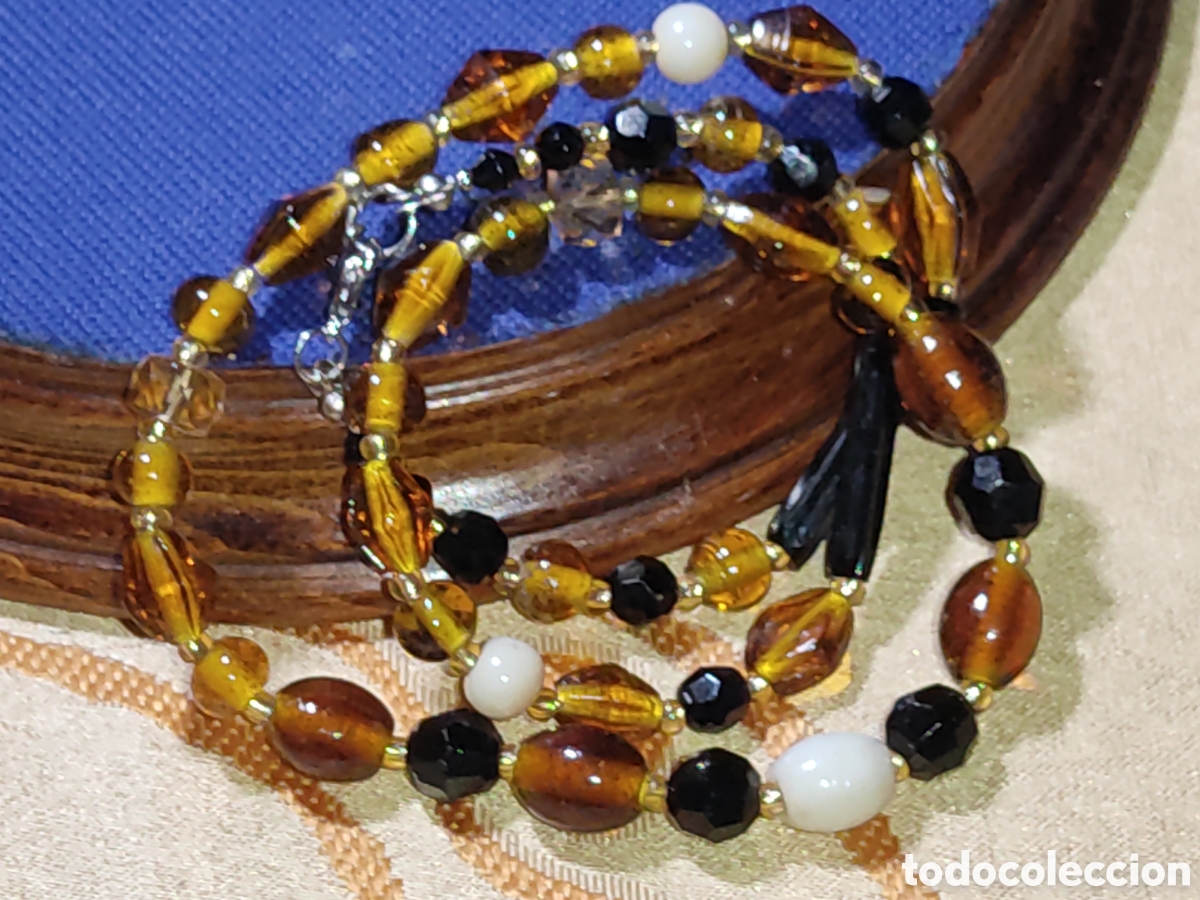 Joyeria: Collar de cristal de Murano.Vintage. - Foto 8
