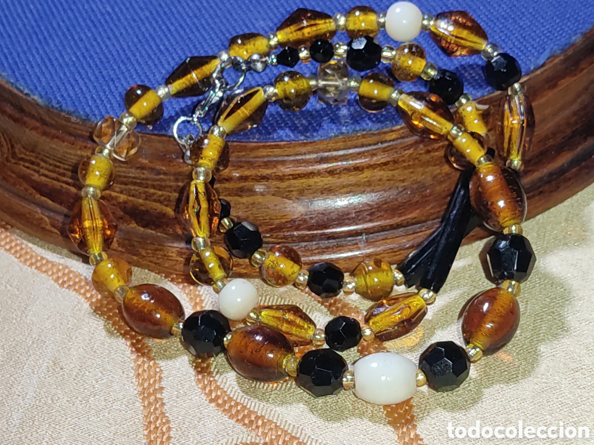 Joyeria: Collar de cristal de Murano.Vintage. - Foto 9