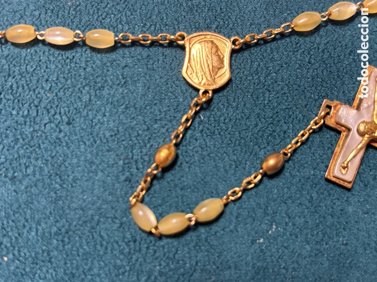 Joyeria: Rosario antiguo dorado - Foto 2