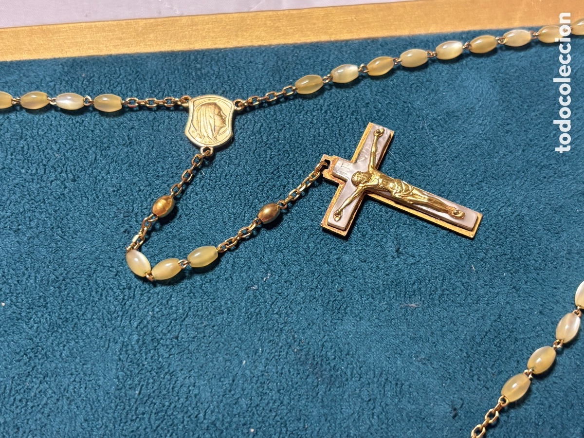 Joyeria: Rosario antiguo dorado