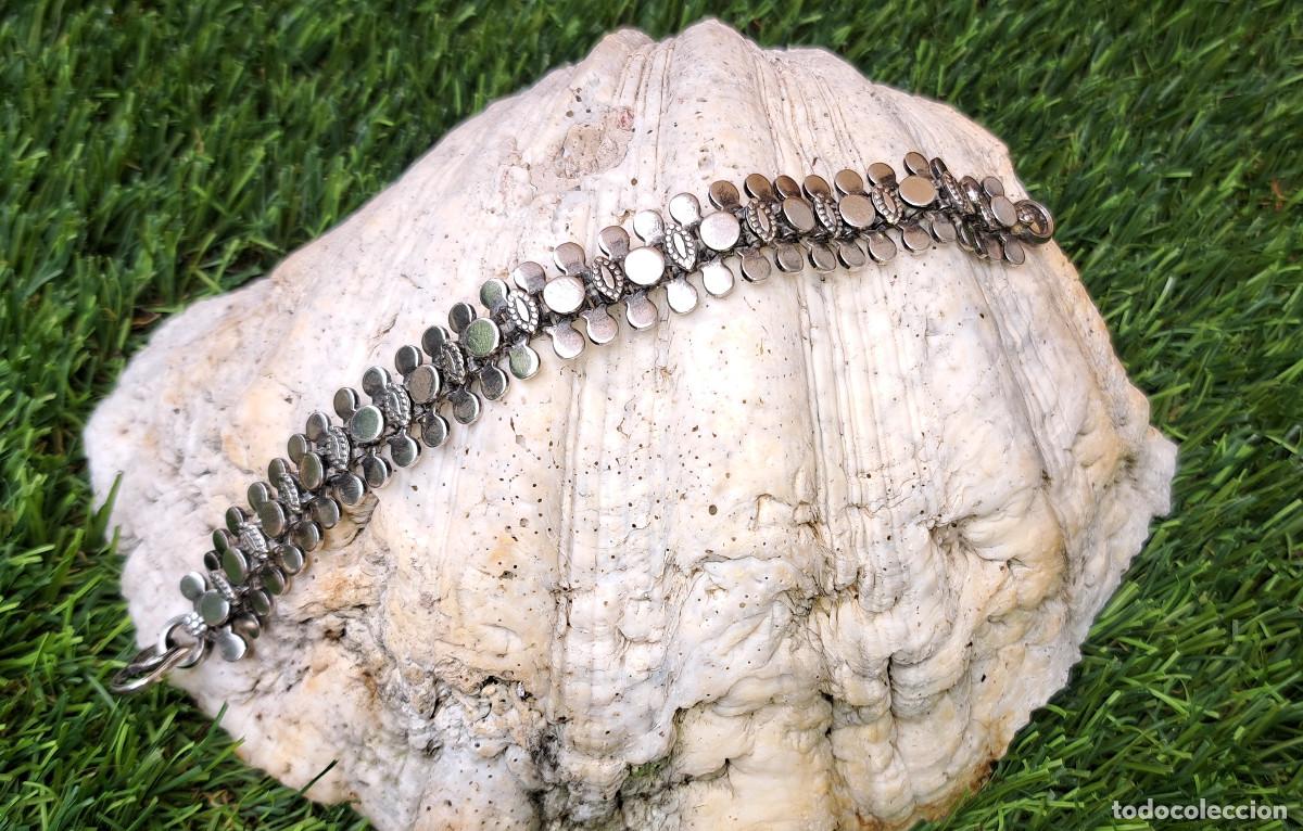 Joyeria: PULSERA VINTAGE DE PLATA EN FORMA DE CIEMPI&Eacute;S Ref. DJ - Foto 2