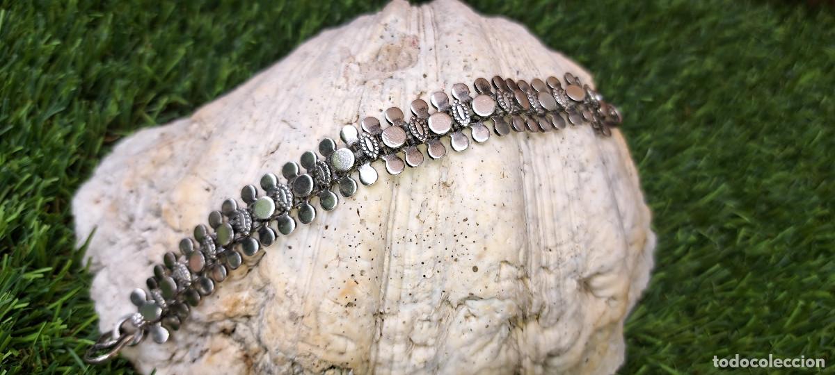 Joyeria: PULSERA VINTAGE DE PLATA EN FORMA DE CIEMPI&Eacute;S Ref. DJ - Foto 3