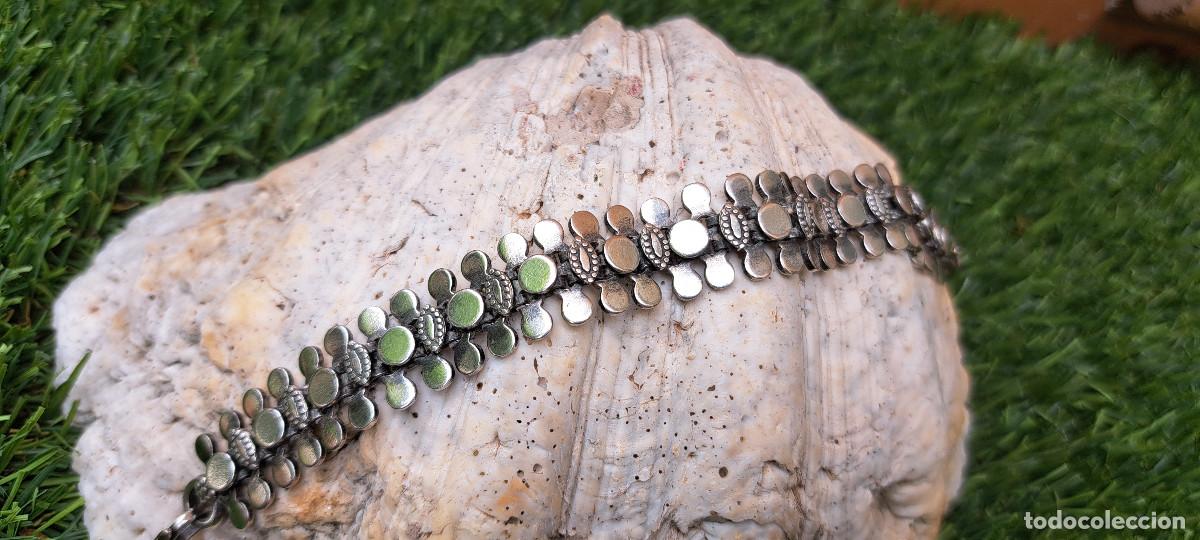 Joyeria: PULSERA VINTAGE DE PLATA EN FORMA DE CIEMPI&Eacute;S Ref. DJ - Foto 9