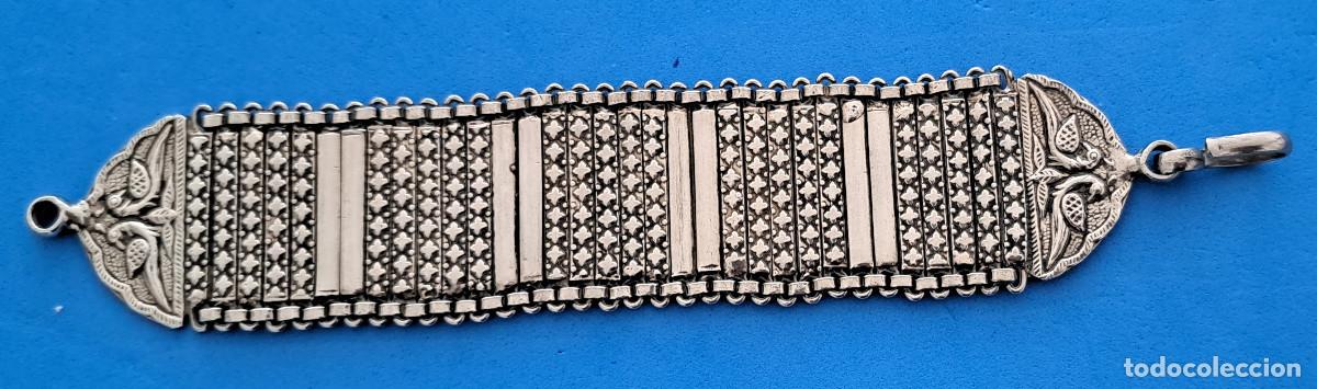 Joyeria: PULSERA VINTAGE NEPAL&Iacute; DE PLATA 800 - DETALLES GRABADOS Ref. DK