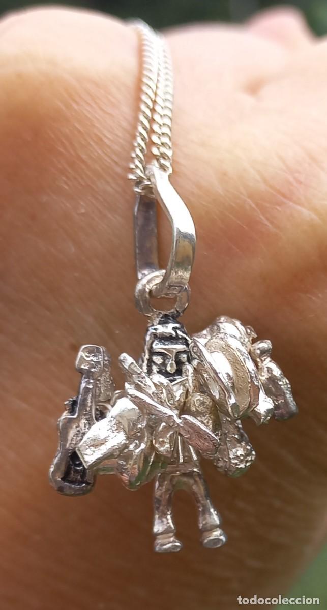 Joyeria: Dije Ekeko Plata 925+Cadena Plata 925, 25cm Nuevo - Foto 1