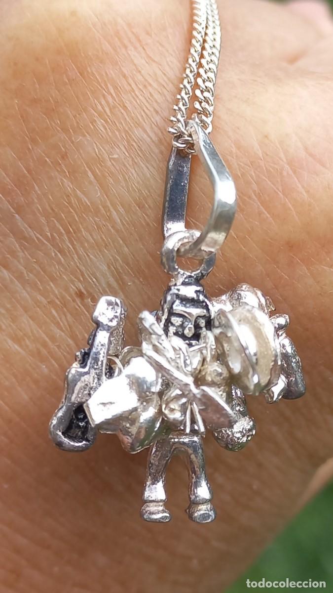 Joyeria: Dije Ekeko Plata 925+Cadena Plata 925, 25cm Nuevo - Foto 2