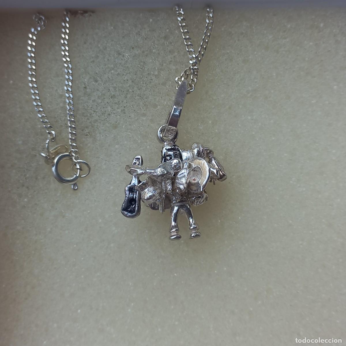 Joyeria: Dije Ekeko Plata 925+Cadena Plata 925, 25cm Nuevo - Foto 4