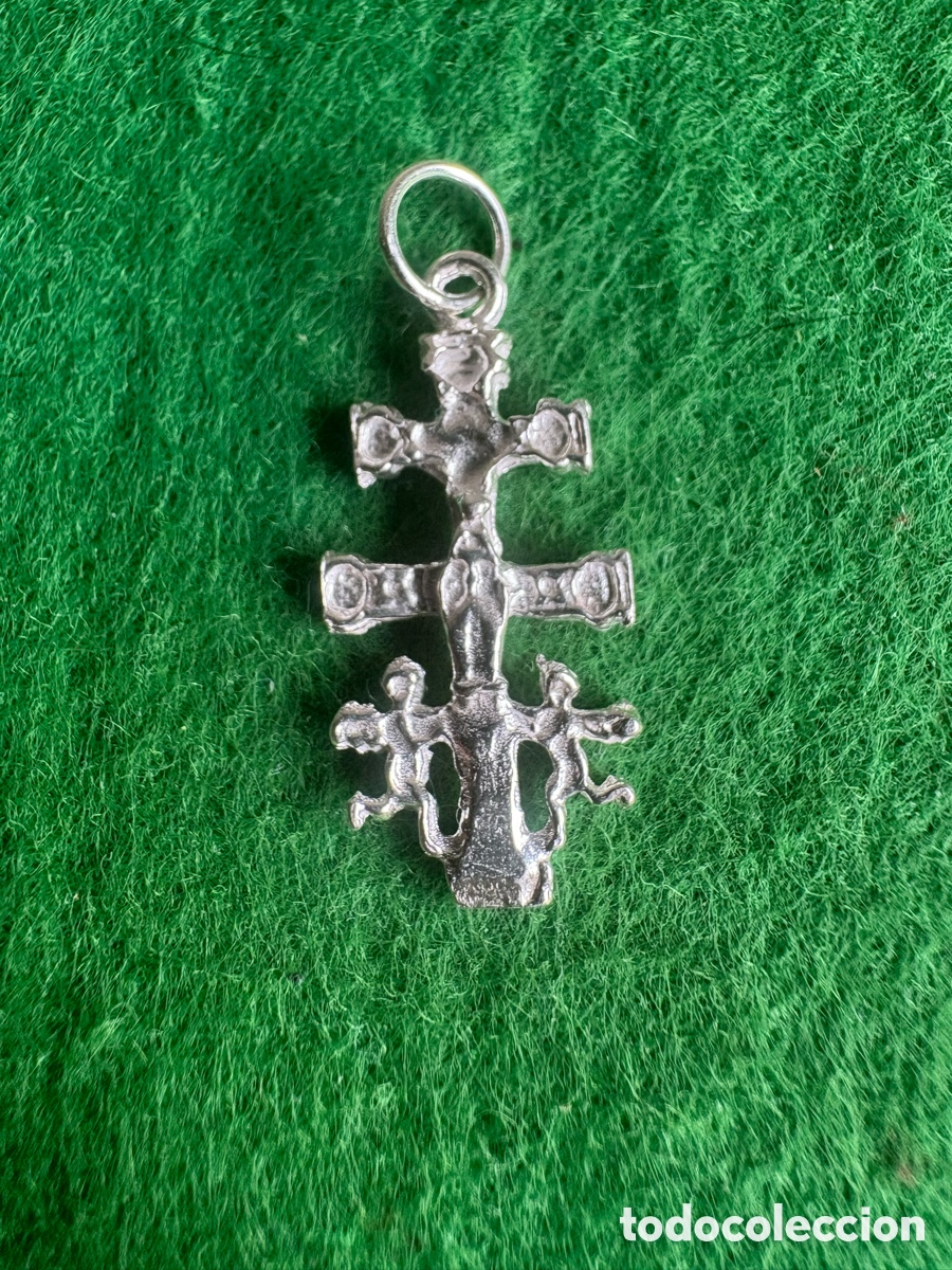 Joyeria: Colgante plata de ley cruz de Caravaca (A1)