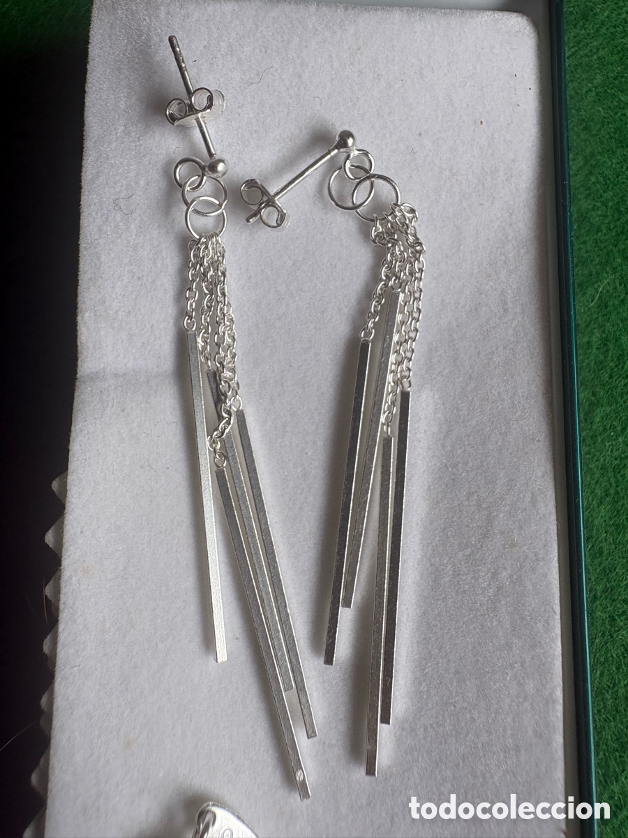 Joyeria: Cadena + pendientes plata de ley 925 (A1) - Foto 3