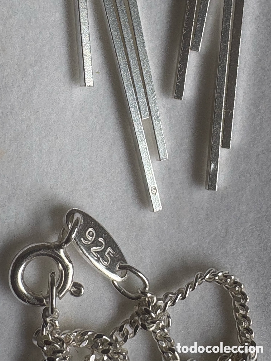 Joyeria: Cadena + pendientes plata de ley 925 (A1) - Foto 7