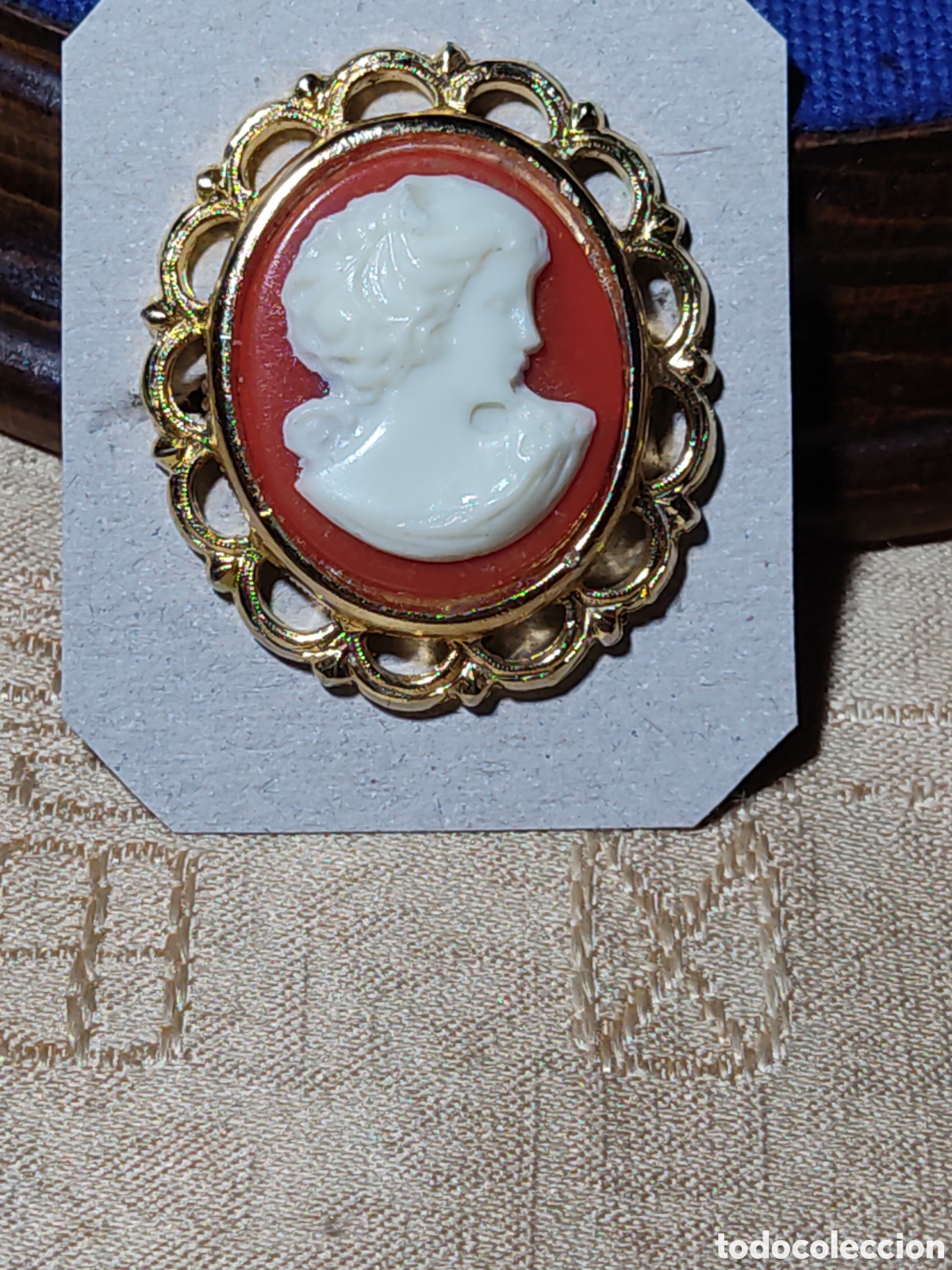 Joyeria: Broche camafeo Vintage.