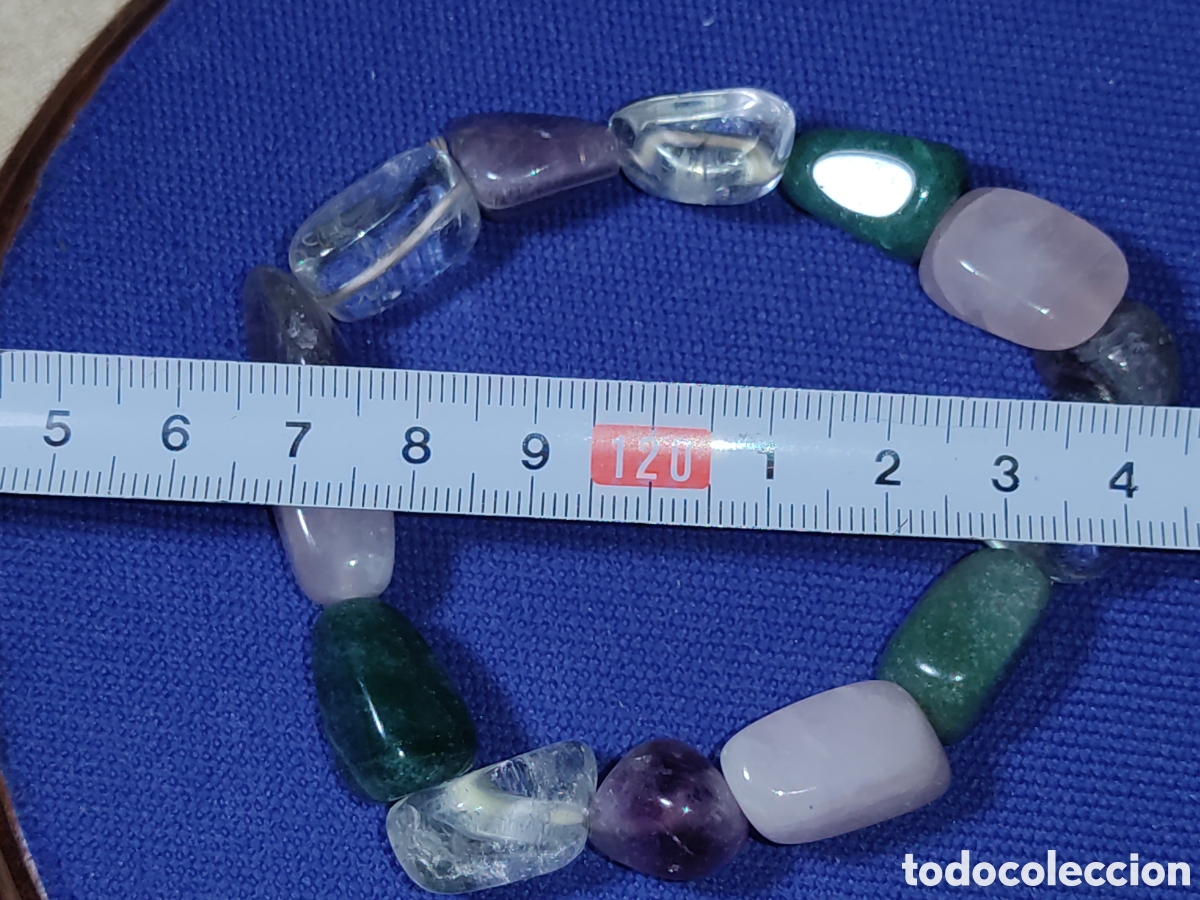 Joyeria: Pulsera de cuarzos naturales.Vintage. - Foto 5