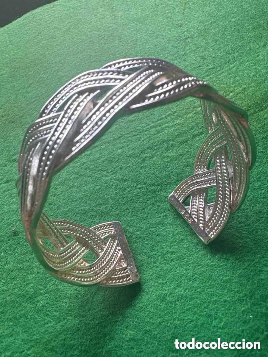 Joyeria: Antiguo brazalete o pulsera entrelazada (A5)