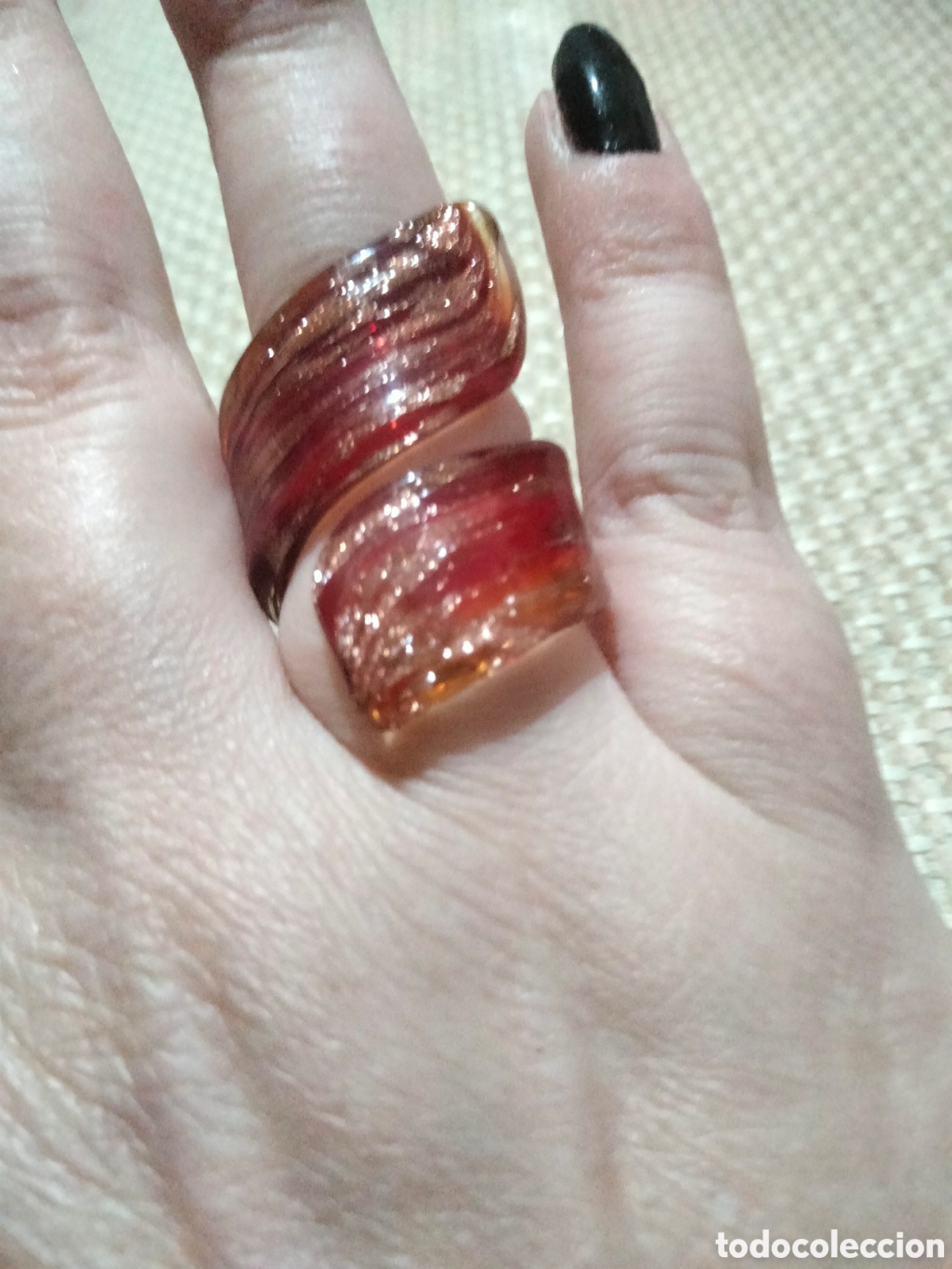 Joyeria: Anillo cristal Murano