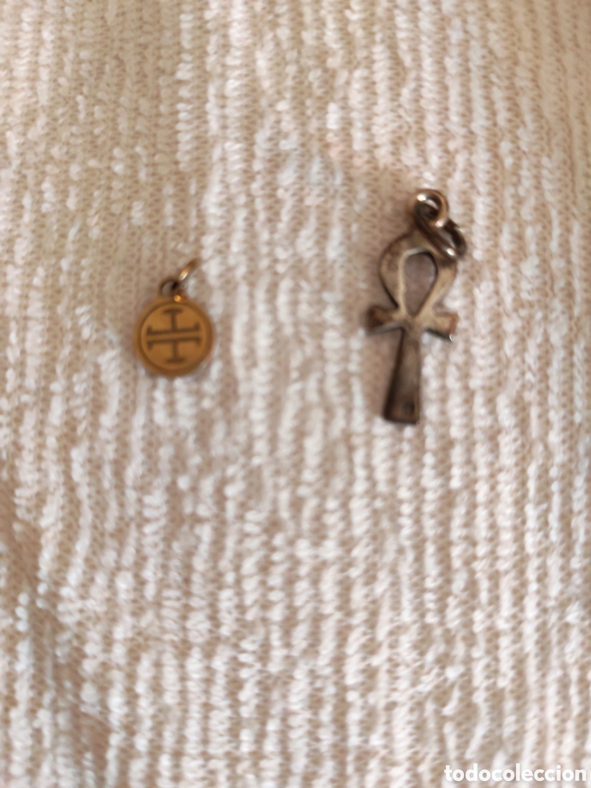 Joyeria: Llave de la vida y medallita deanartxy