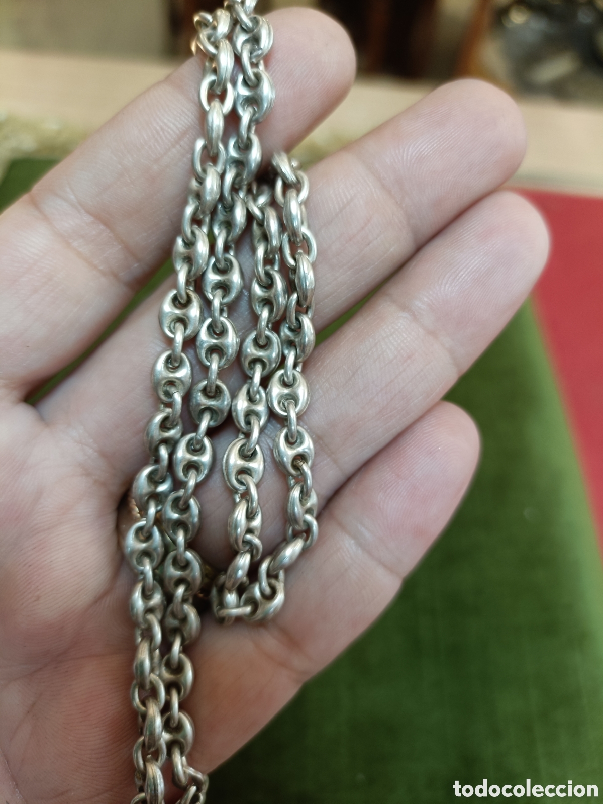 Joyeria: CADENA, CORD&Oacute;N ELABORADO EN PLATA - Foto 3