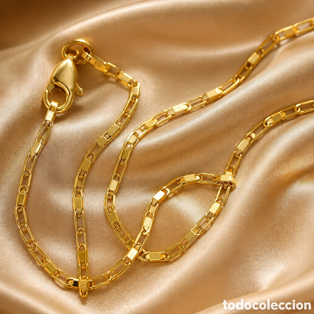 Joyeria: ELEGANTE CADENA ELABORADA EN ORO 18K