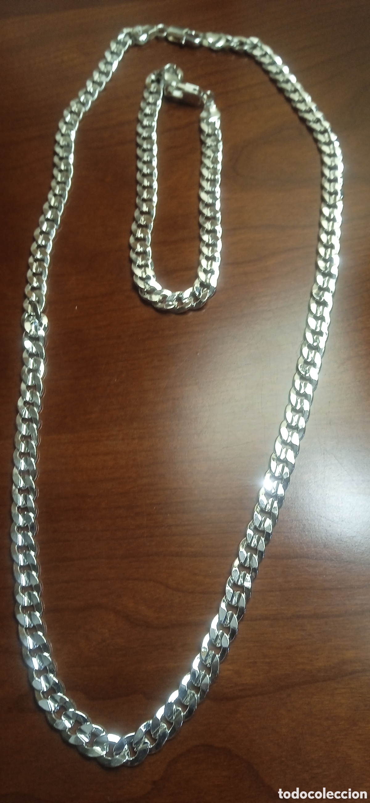 Joyeria: Cadena y pulsera ba&ntilde;o plata - Foto 2