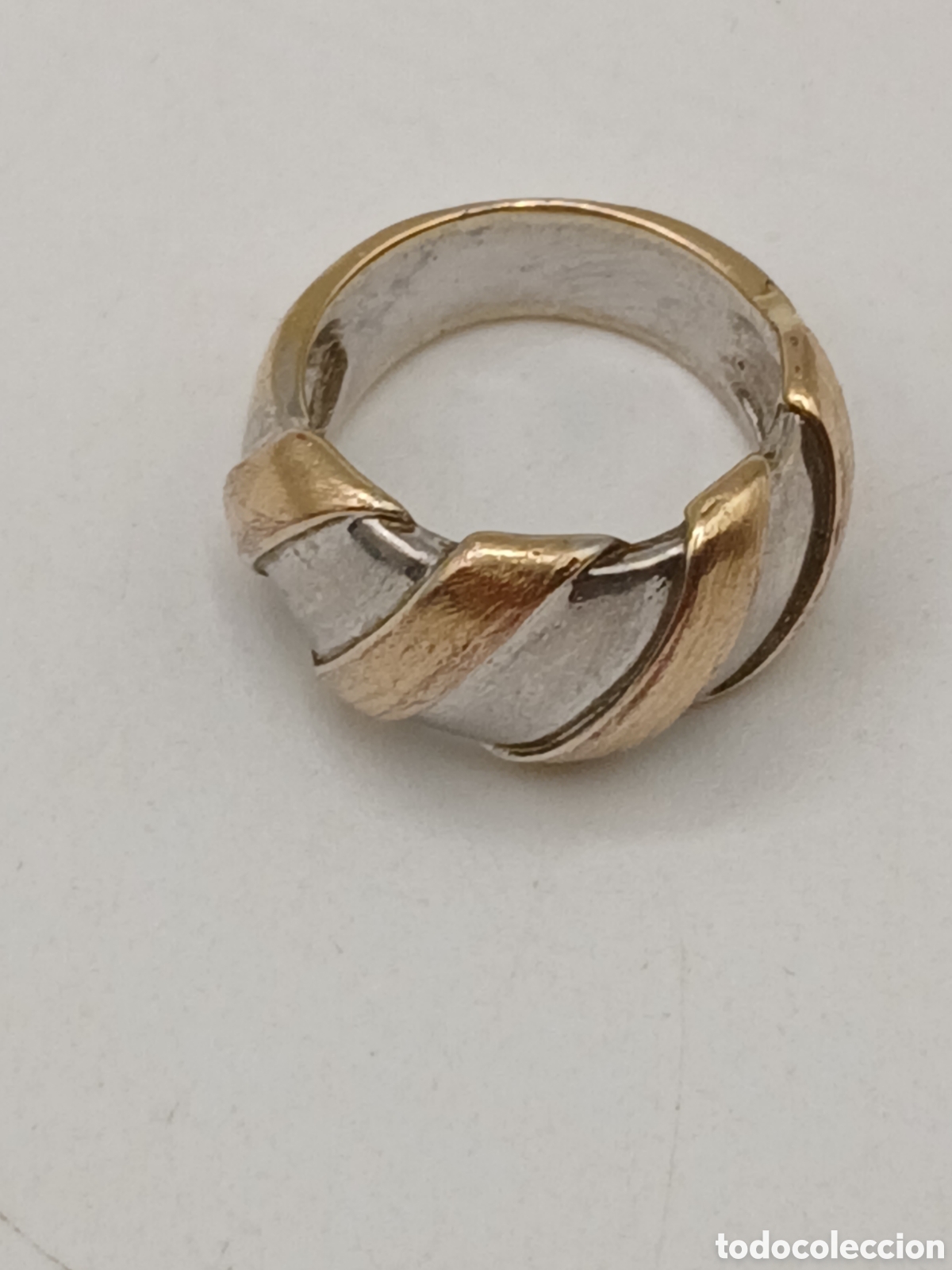 Joyeria: Anillo dise&ntilde;o plata 925mls y oro - Foto 4