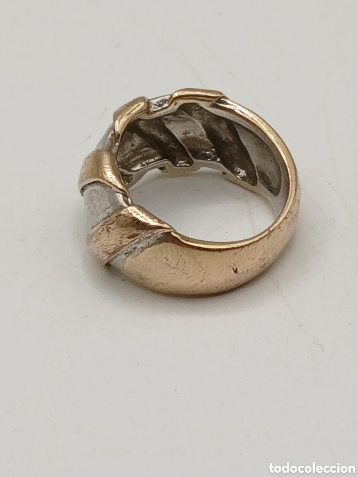 Joyeria: Anillo dise&ntilde;o plata 925mls y oro - Foto 5