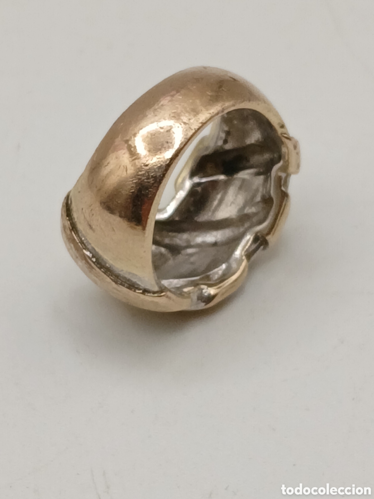 Joyeria: Anillo dise&ntilde;o plata 925mls y oro - Foto 6