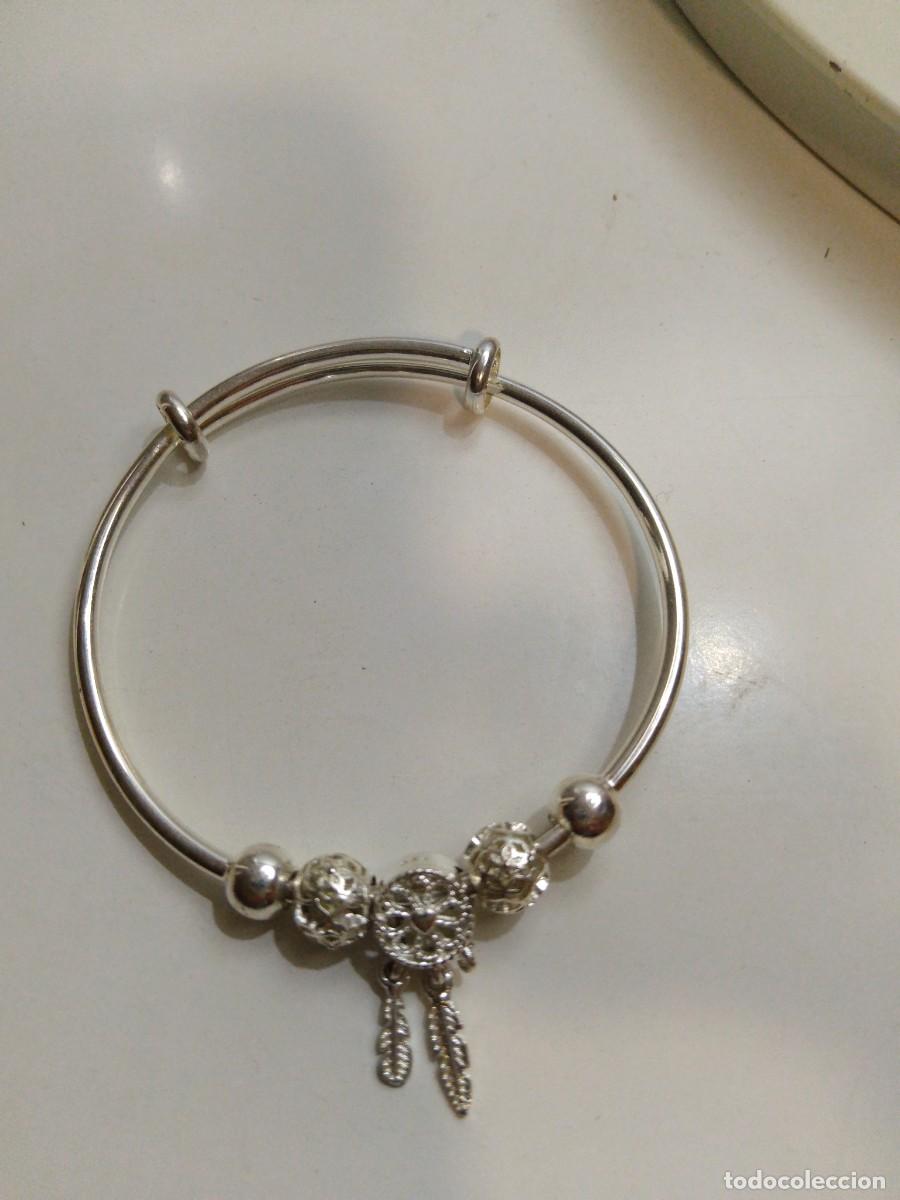 Joyeria: Pulsera atrapa sue&ntilde;os grabada 925
