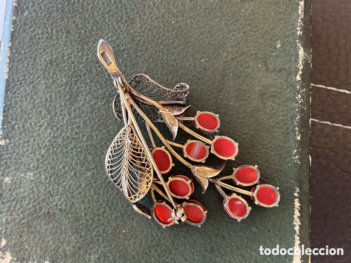 Joyeria: Broche antiguo plata 1940 China - Foto 2