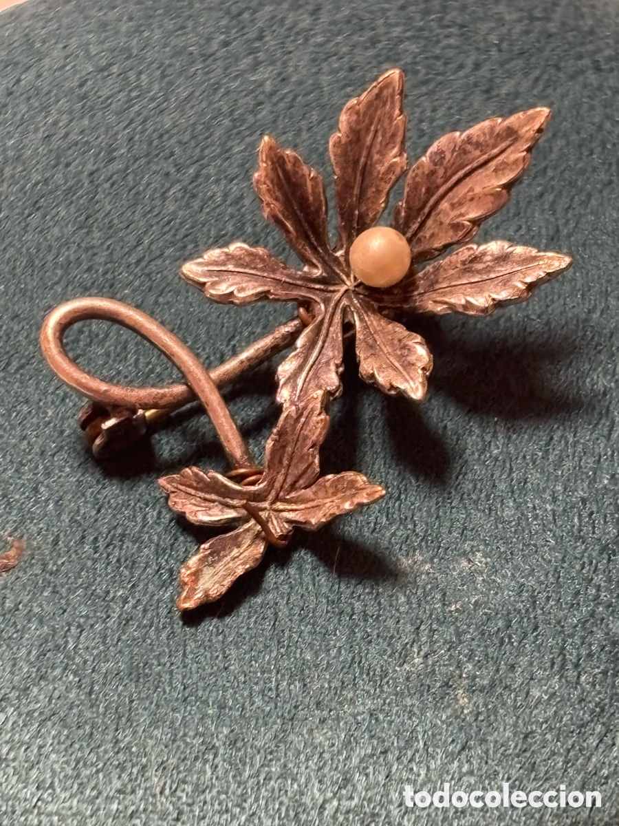 Joyeria: Peque&ntilde;o broche vintage plateado