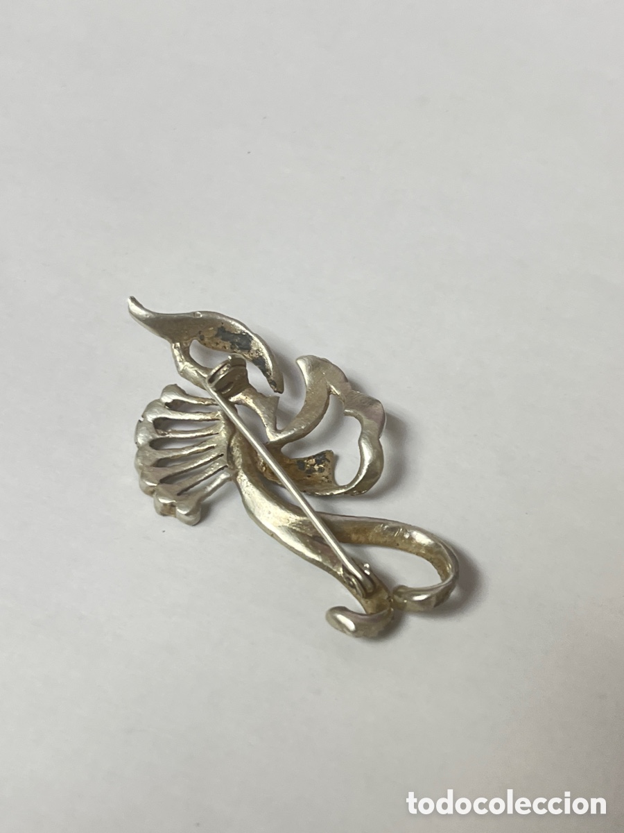 Joyeria: Broche de plata y marquesitas /B344 - Foto 3
