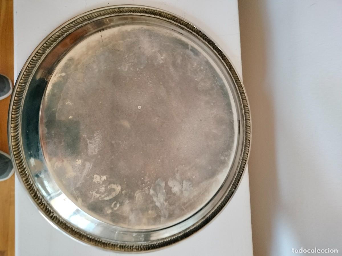 Joyeria: Primer lote de objetos de alpaca plateada. Ver fotos.