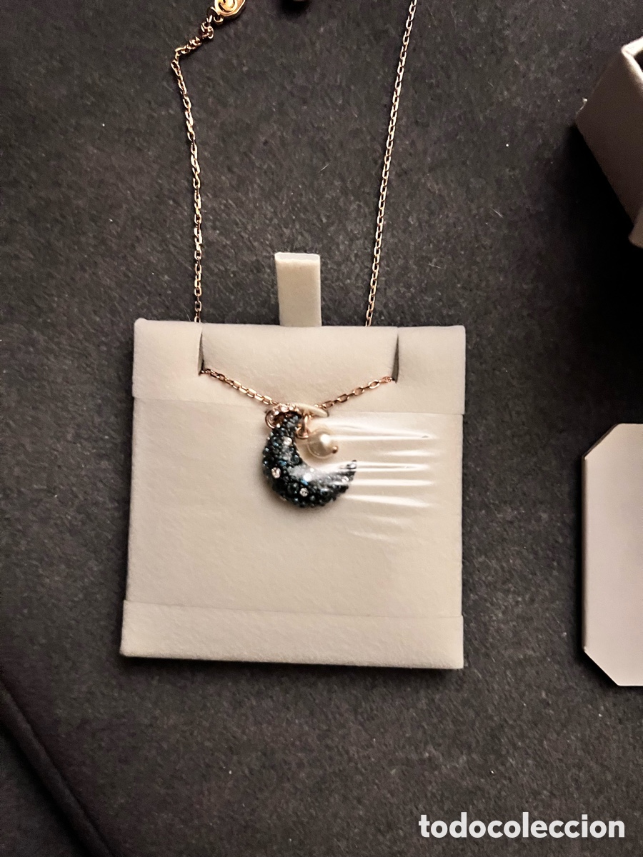 Joyeria: Collar Swarovski Sublima Luna y Perla &ndash; Nuevo con certificado y caja
