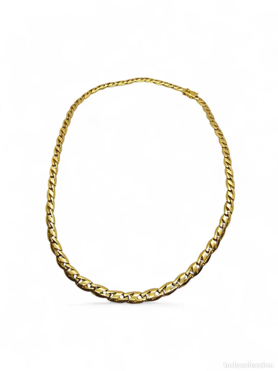 Joyeria: Cadena Barbada en Oro Amarillo de 18 Quilates