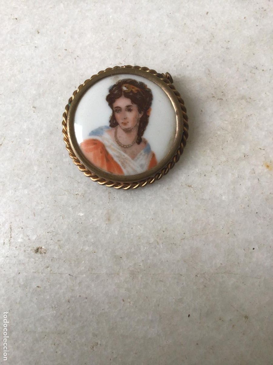 Joyeria: ANTIGUO BROCHE DE LIMOGES A&Ntilde;OS 50 , FIRMADO P.PASTAUD LIMOGES