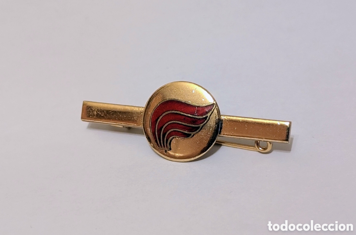 Joyeria: Elegante Pasador de corbata piloto. Alas rojas