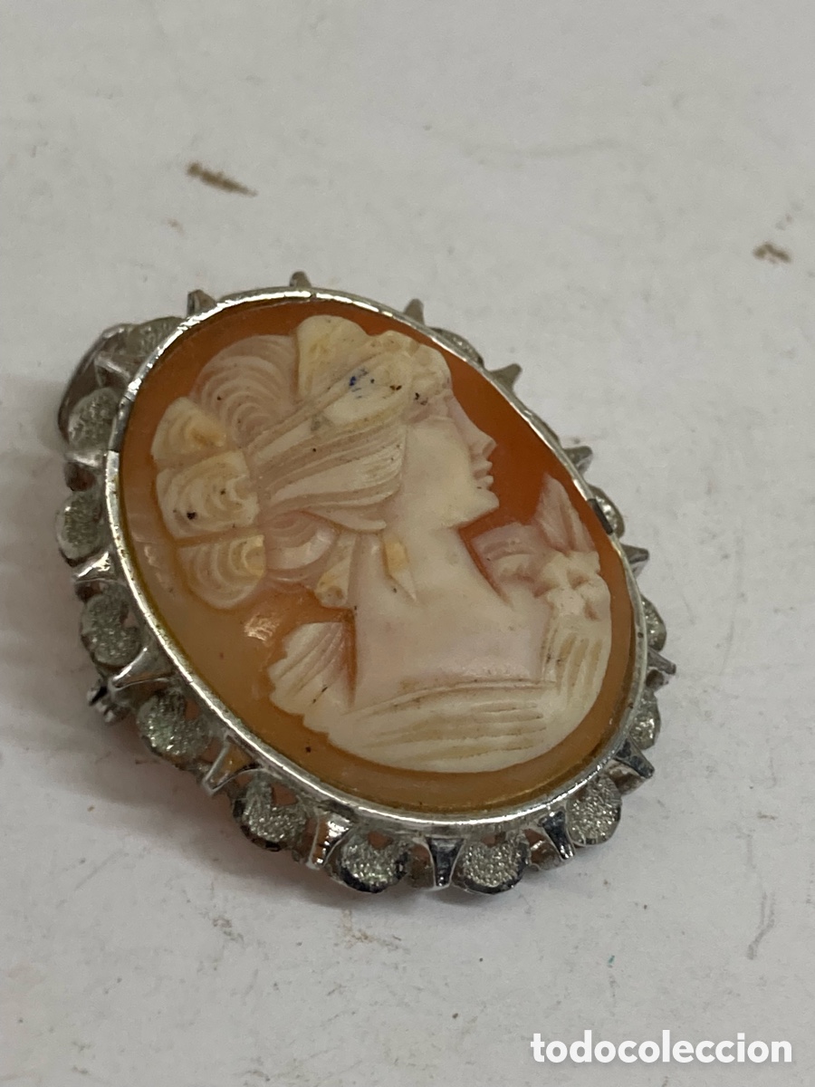 Joyeria: Colgante camafeo de plata C635