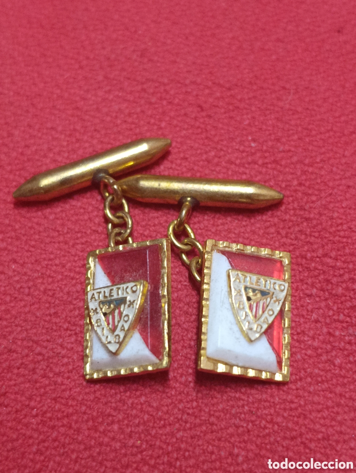 Joyeria: Pareja de gemelos atletico de Bilbao. - Foto 1