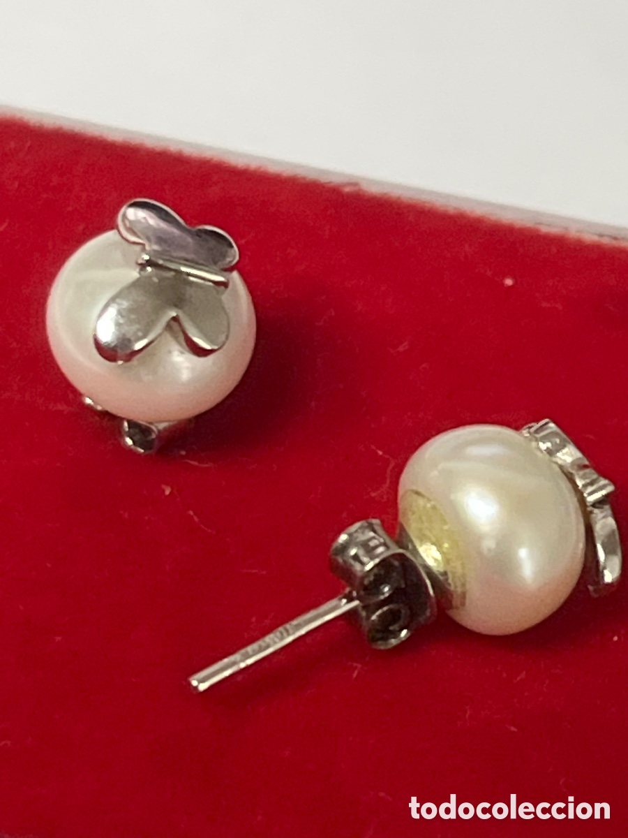 Joyeria: Pendientes de plata y perlas P504 - Foto 3