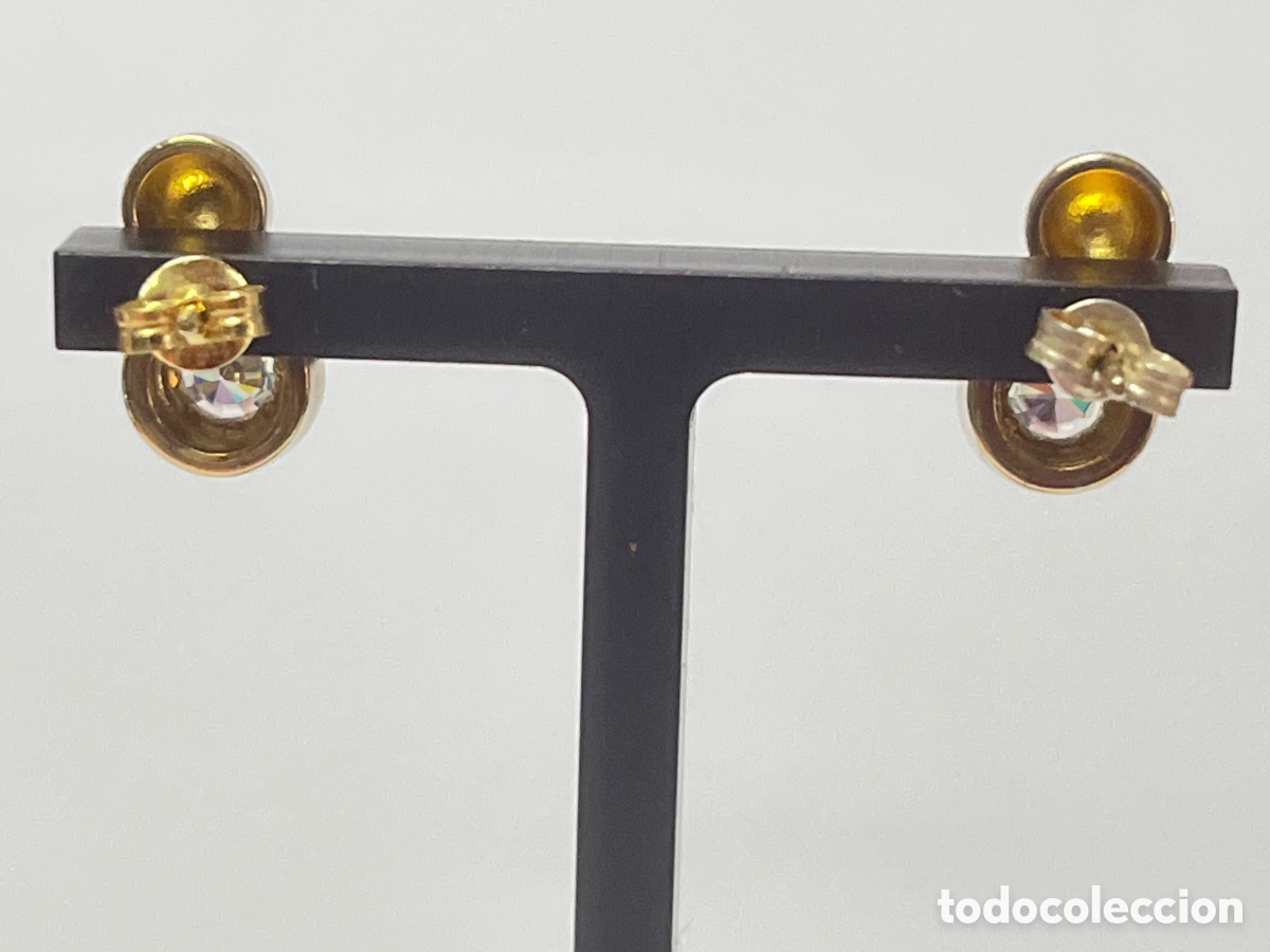 Joyeria: Pendientes de plata chapada oro / P500 - Foto 5